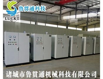 Electromagnetic heating control cabinet
