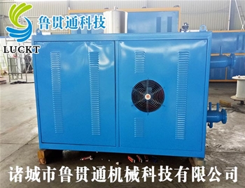 Pressure plate electromagnetic heat conduction oil furnace