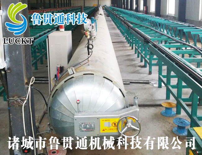 Steam heating hose curing tank